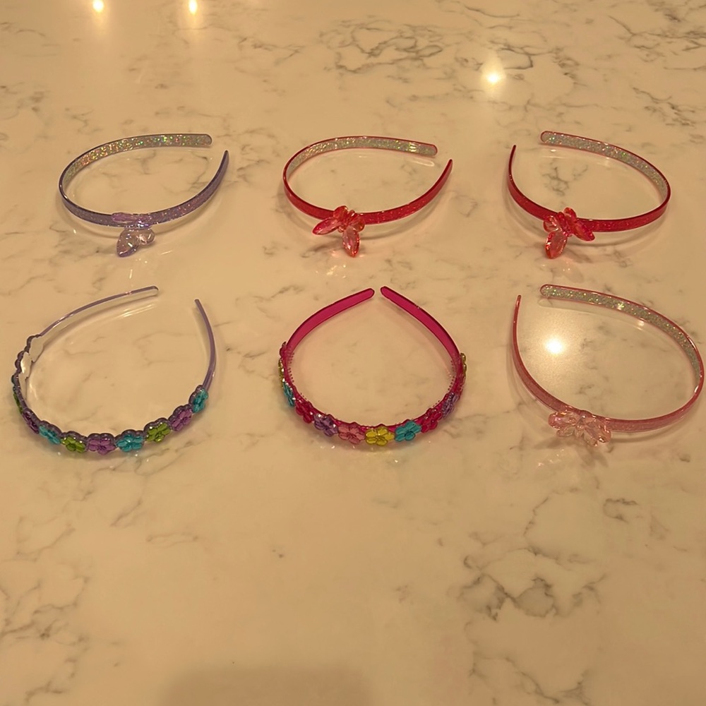 Toddler Girls (x6) headbands